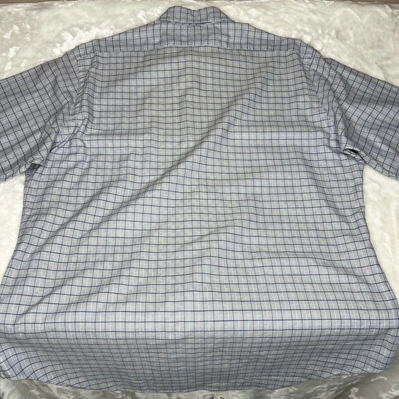 Polo Ralph Lauren Blue Plaid & White Long Sleeve Button-Up Shirt - Picture 5 of 9